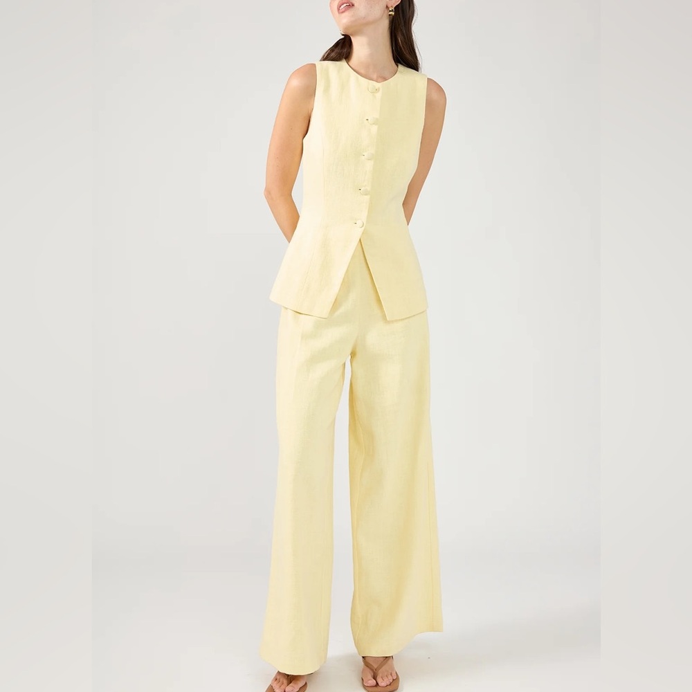 Lemon Sleeveless Pantsuit - Perfect Stranger sz 12